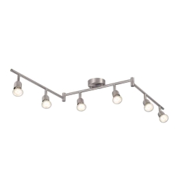 Φωτιστικό Οροφής - Spot Avenue 6-Rail 2113210132 GU10 15,5x119cm Brushed Steel Nordlux