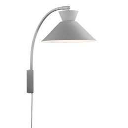 Φωτιστικό Τοίχου Dial 2213371010 E27 38,5x40cm Grey Nordlux