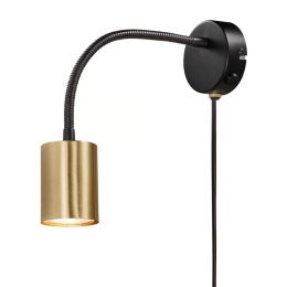 Φωτιστικό Τοίχου Explore Flex 2113261035 GU10 8x30cm Brass Nordlux