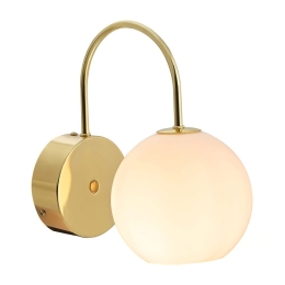 Φωτιστικό Τοίχου Franca 2312561035 E14 22x13cm Brass Nordlux