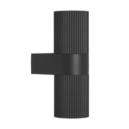 Φωτιστικό Τοίχου Εξωτερικού Χώρου Kyklop Ripple 2318051003 GU10 25,4x8,6cm Black Nordlux
