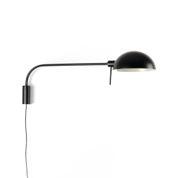 Φωτιστικό Τοίχου - Απλίκα Dominica XL 20040-123 25x88,4x33cm 1xE27 15W Black Faro Barcelona