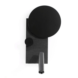 Φωτιστικό Τοίχου - Απλίκα Klee Left 20059 27x3x16cm Led 10W Reader 3W Black Faro Barcelona