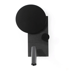 Φωτιστικό Τοίχου - Απλίκα Klee Right 20058 27x3x16cm Led 10W Reader 3W Black Faro Barcelona