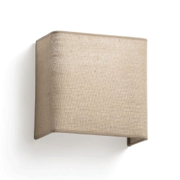 Φωτιστικό Τοίχου - Απλίκα Otton 66400-106 20x20x10cm 1xE27 Sand Faro Barcelona