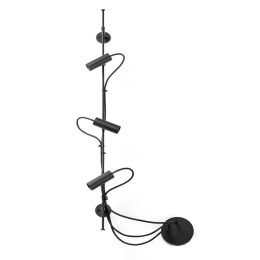 Φωτιστικό Τοίχου Clap 75712-233 100,8x10,7cm 3x6W 3000K Black Faro Barcelona