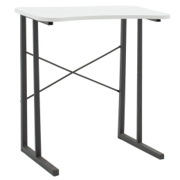 Γραφείο Giovanni pakoworld λευκό-μαύρο 60x35x64.5εκ