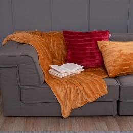 Κουβέρτα Καναπέ Gwen Gold Palamaiki 130x 180 Jacquard