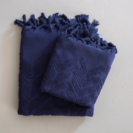 Πετσέτα Naria Midnight Palamaiki Προσώπου 50x90cm 100% Βαμβάκι