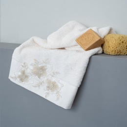 Πετσέτες Premium Gemma (Σετ 3τμχ) Ivory Palamaiki Σετ Πετσέτες 70x140cm 100% Βαμβάκι