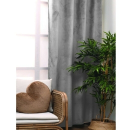 Κουρτίνα Cyrill Με Τρουκς Silver Palamaiki 140X260 Πολυέστερ