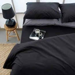 Σεντόνι Etoile Jet Black Palamaiki Ημίδιπλο 170x260cm 100% Βαμβάκι