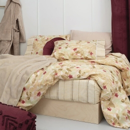 Σεντόνια Coordinabile CB2079 (Σετ 4τμχ) Beige Palamaiki King Size 265x275cm 100% Βαμβάκι