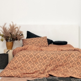Σεντόνια FL6162 (Σετ 4τμχ) Terra Palamaiki Υπέρδιπλο 240x260cm 100% Βαμβάκι