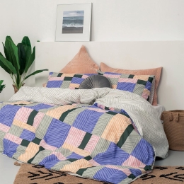 Σεντόνια FL6163 (Σετ 3τμχ) Multi Palamaiki Ημίδιπλο 170x260cm 100% Βαμβάκι