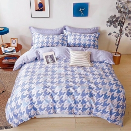 Σεντόνια SD308 (Σετ 4τμχ) Blue Palamaiki Υπέρδιπλο 230x260cm 100% Βαμβακοσατέν