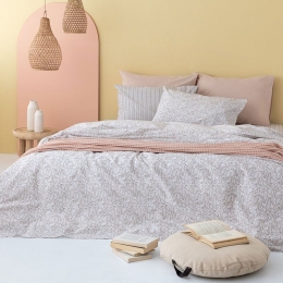 Σεντόνια FL6200 (Σετ 3τμχ) Beige Palamaiki Ημίδιπλο 170x260cm 100% Βαμβάκι