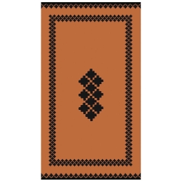 Πετσέτα Θαλάσσης EV25 Terra-Black Palamaiki Θαλάσσης 90x160cm 100% Βαμβάκι