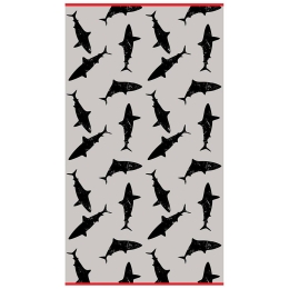 Πετσέτα Θαλάσσης EV29 Grey-Black Palamaiki Θαλάσσης 90x160cm 100% Βαμβάκι