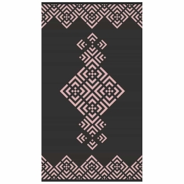 Πετσέτα Θαλάσσης EV35 Grey-Pink Palamaiki Θαλάσσης 90x160cm 100% Βαμβάκι