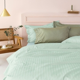 Σεντόνια Sateen Riga (Σετ 4τμχ) Mint Palamaiki Υπέρδιπλo 240x270cm 100% Βαμβακοσατέν