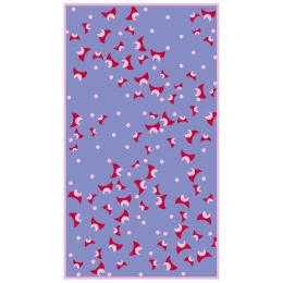 Πετσέτα Θαλάσσης EM11 Purple-Red Palamaiki Θαλάσσης 90x160cm Microfiber