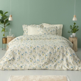 Σεντόνια Ivy IS805 (Σετ 4τμχ) Ecru Palamaiki King Size 285x270cm 100% Βαμβακοσατέν