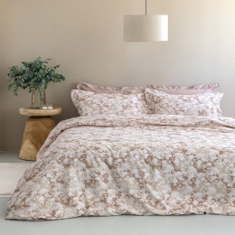 Παπλωματοθήκη Pale PAL703 (Σετ 3τμχ) Beige Palamaiki Υπέρδιπλο 100% Βαμβακοσατέν