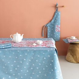 Τραπεζομάντηλο TAT13 Blue Palamaiki 140X220 Βαμβάκι-Πολυέστερ