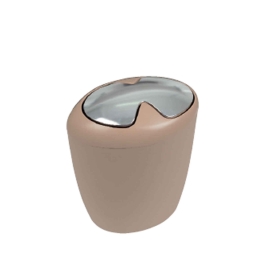Κάδος Απορριμμάτων Etna 5lt 02673.003 Beige Πλαστικό