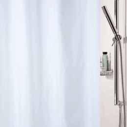 Κουρτίνα Μπάνιου Uni 02477.001 White 180X200cm Spirella 180Πx200Υ 180x200cm Πολυέστερ