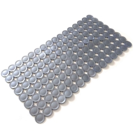 Πατάκι Αντιολισθητικό Disco 00241.002 Silver 34Χ68 34x68cm PVC
