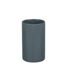 Ποτήρι Tube 03152.009 Dark Grey Spirella Κεραμικό