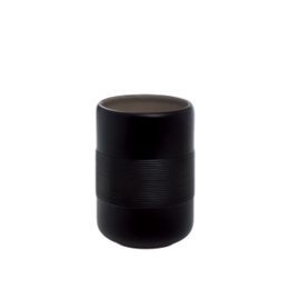 Ποτήρι Kyoto 03278.001 Black Spirella Κεραμικό