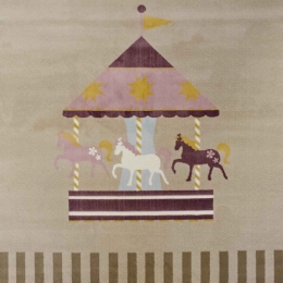 Χαλί Παιδικό Bambino Carousel 7580 Beige-Pink Ezzo 160X230cm