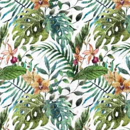 Χαλί Fiori 9096 White-Multi Ezzo 120X180cm
