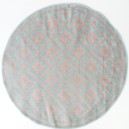 Χαλί Chroma B528CJ8  Round Light Blue-Pink Ezzo 120X120cm Round