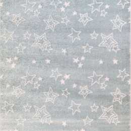 Χαλί Tiny Stars 3-A846AJ8-BL Mint-White Ezzo 133X190cm