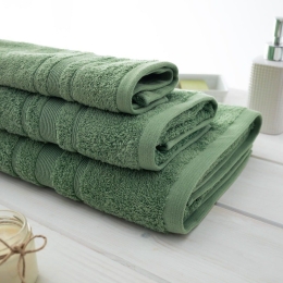 Πετσέτα Sithonia-510 Green Vesta Home Χεριών 30x50cm 100% Βαμβάκι