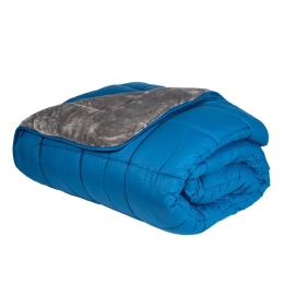 Κουβερτοπάπλωμα 471 Blue - Grey Dark  Astron Υπέρδιπλο 220x240cm Πολυέστερ