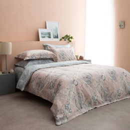Σεντόνια Mistral-2 (Σετ 4τμχ) Pink Vesta Home King Size 280x270cm 100% Βαμβακοσατέν