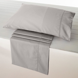 Σεντόνια Nemesis-304 (Σετ 4τμχ) Ατραντέ Light Grey Vesta Home King Size 280x280cm 100% Βαμβακοσατέν
