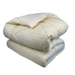 Πάπλωμα Carla Yellow Astron Μονό 160x240cm 100% Βαμβάκι