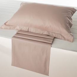 Σεντόνι Athena-303 Με Λάστιχο Beige Vesta Home Queen Size 180x240cm 100% Βαμβακοσατέν