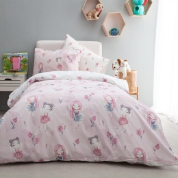Σεντόνια Παιδικά Sissy (Σετ 3τμχ) Pink Vesta Home Μονό 170x260cm 100% Βαμβάκι
