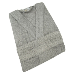 Μπουρνούζι Με Κουκούλα 567 Grey Astron