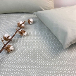 Σεντόνι Lidia 8437 (Σετ 2τμχ) Oil Astron Μονό 175x260cm 100% Βαμβάκι