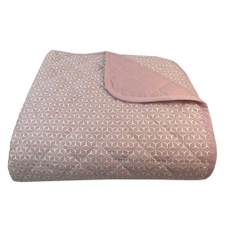 Κουβερλί Lidia 8461 Dusty Rose Astron Υπέρδιπλο 220x240cm 100% Βαμβάκι