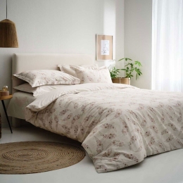 Πάπλωμα Karen-2 Beige Vesta Home Υπέρδιπλο 220x230cm 100% Βαμβακοσατέν