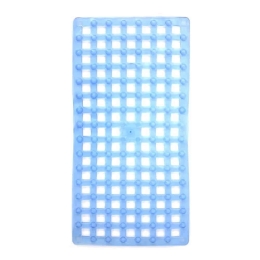 Πατάκι Αντιολισθητικό Square 00092.004 Turquoise 37X72 PVC